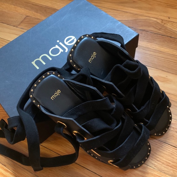 sandales plates maje